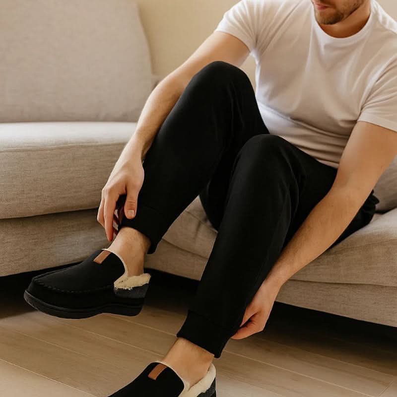 SnugWool - Ultra-Comfortable Wool Loafers for Home Relaxation