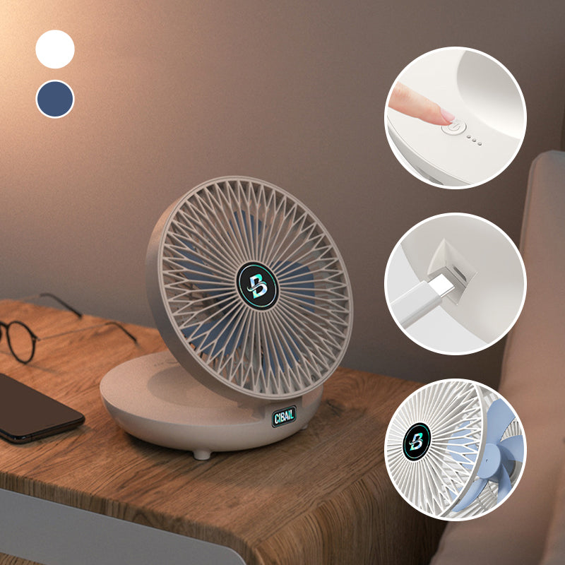 Compact Portable Fan - Foldable Design for Easy Cooling