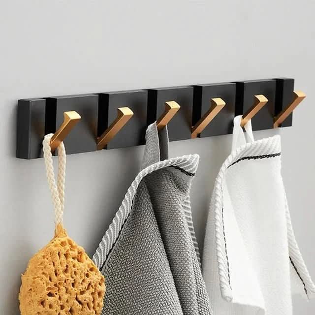 Versatile Space-Saving Wall Hook with Foldable Feature