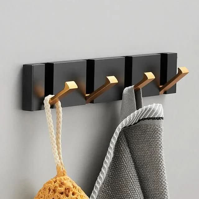 Versatile Space-Saving Wall Hook with Foldable Feature