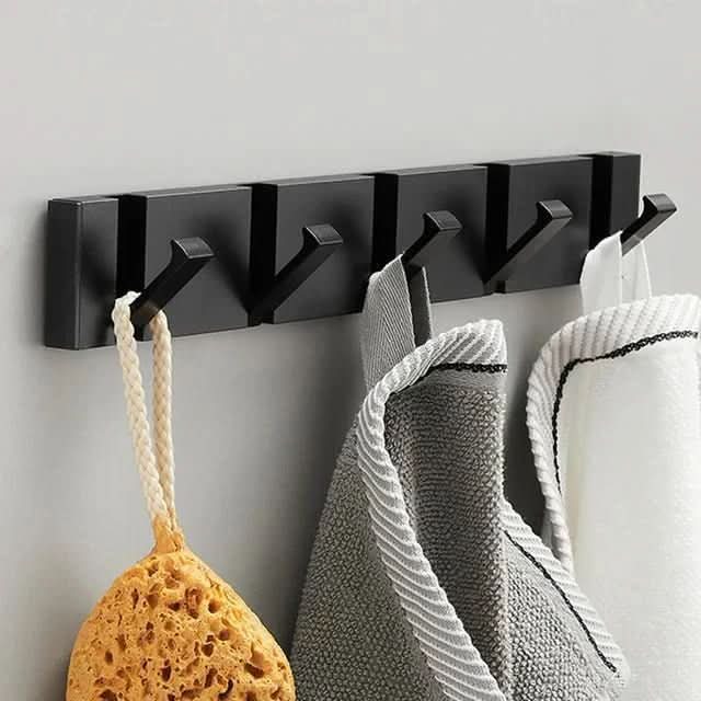 Versatile Space-Saving Wall Hook with Foldable Feature