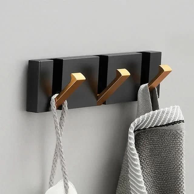 Versatile Space-Saving Wall Hook with Foldable Feature