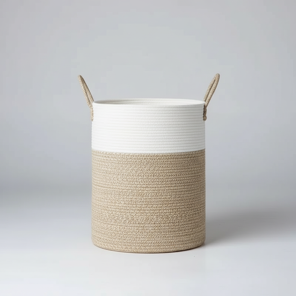 Round Folding Laundry Basket