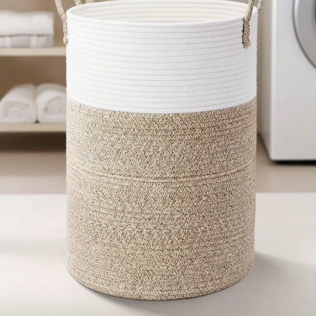 Round Folding Laundry Basket