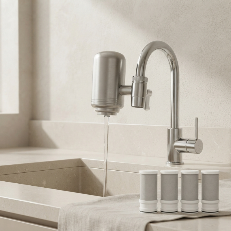 Advanced 5-Stage Faucet Water Purifier for Pure Hydration