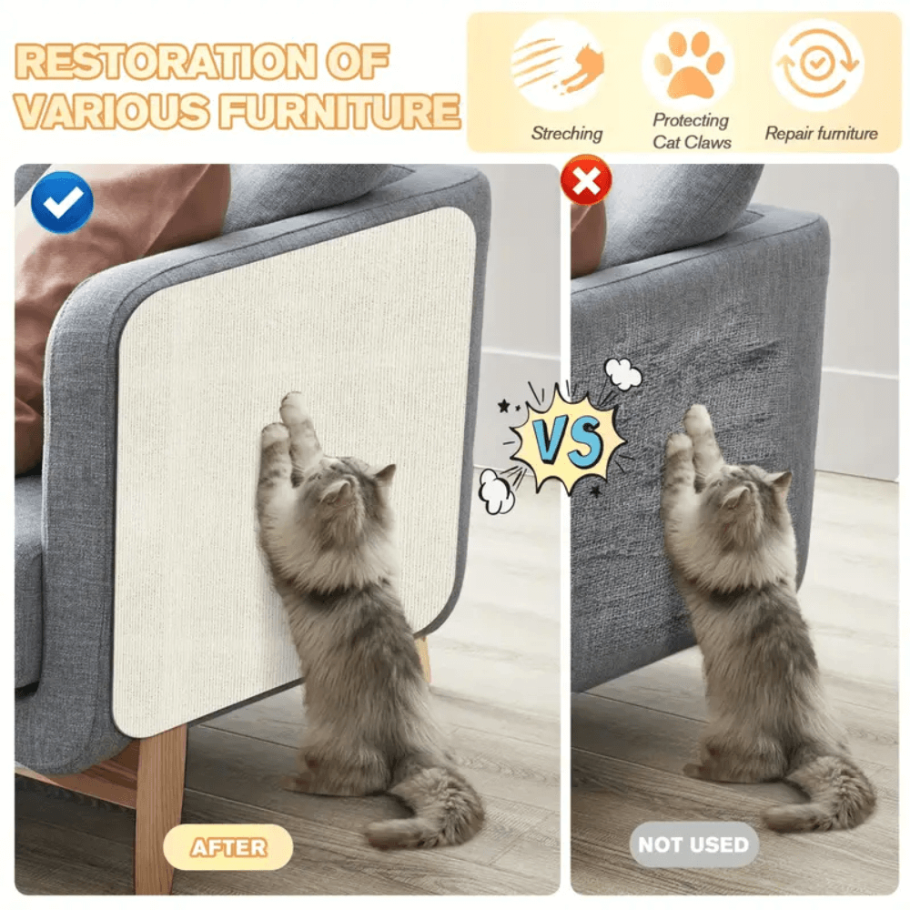 Purrfect Shield | Durable Cat Scratching Pad for Furniture Protection