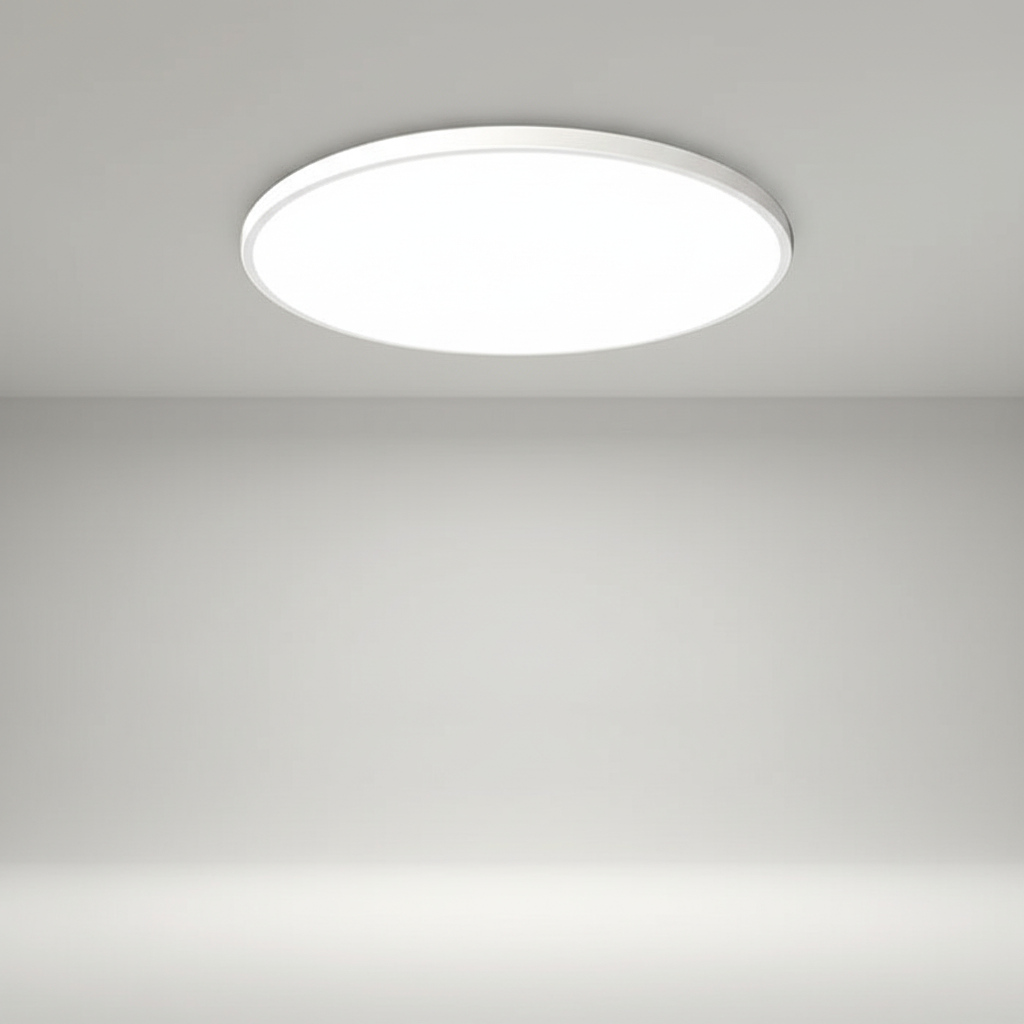 Minimalist Flat Ceiling Fixture - AuraSphere