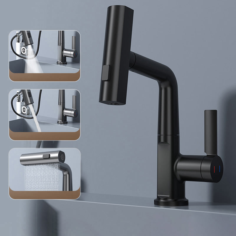 Versatile Kitchen Faucet with LED Temperature Indicator