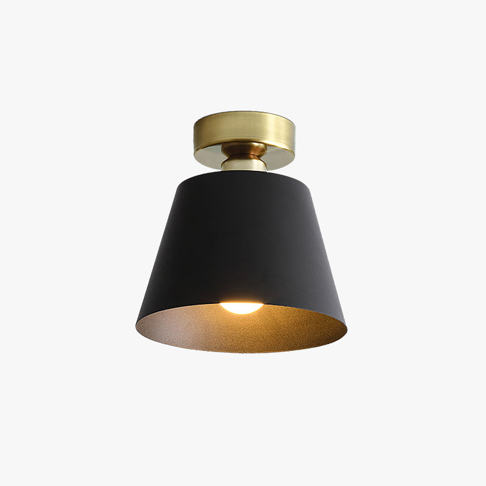 Stylish Hardwired Flush Mount Light Fixture with E27 Base