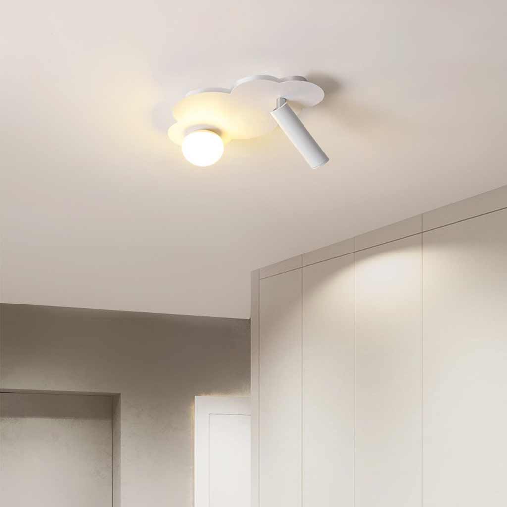 Cloud-Inspired Integrated LED Ceiling Light Fixture