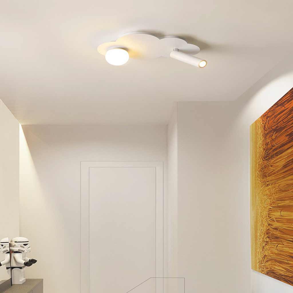 Cloud-Inspired Integrated LED Ceiling Light Fixture