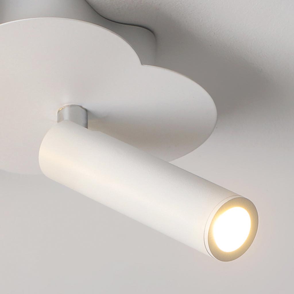 Cloud-Inspired Integrated LED Ceiling Light Fixture
