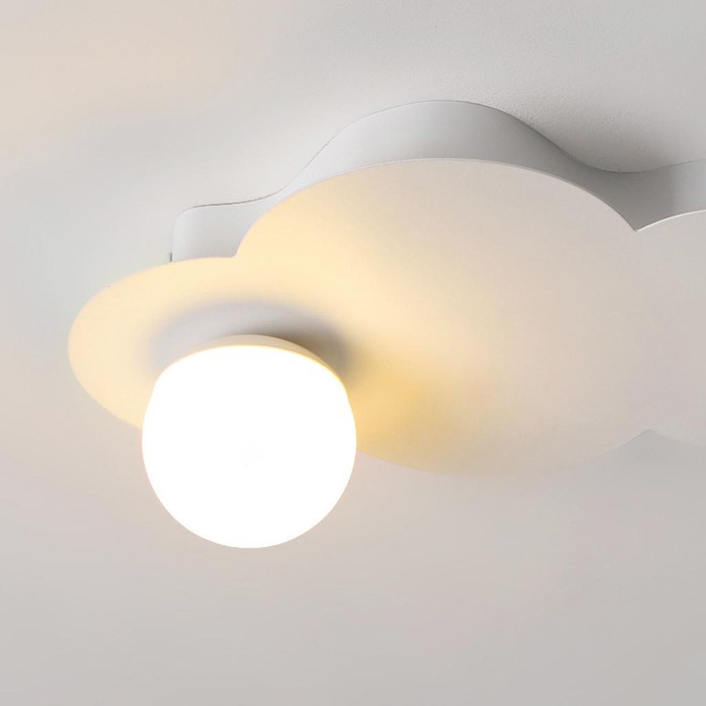 Cloud-Inspired Integrated LED Ceiling Light Fixture