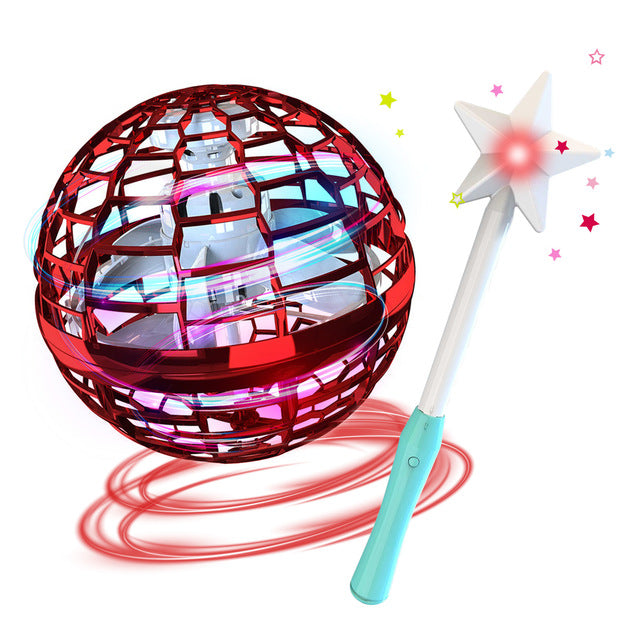 AeroTwirl | Interactive Hand-Controlled Flying Spinner with Lights