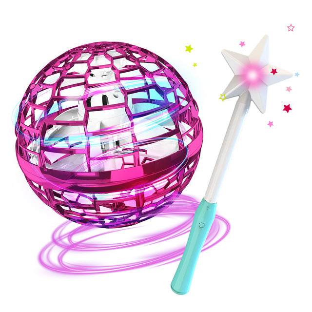 AeroTwirl | Interactive Hand-Controlled Flying Spinner with Lights