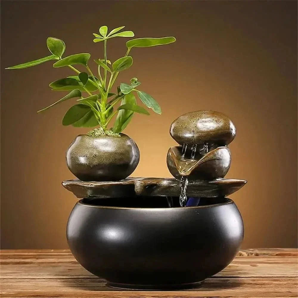 EleganceFlow – Stylish Ceramic Cat Water Fountain