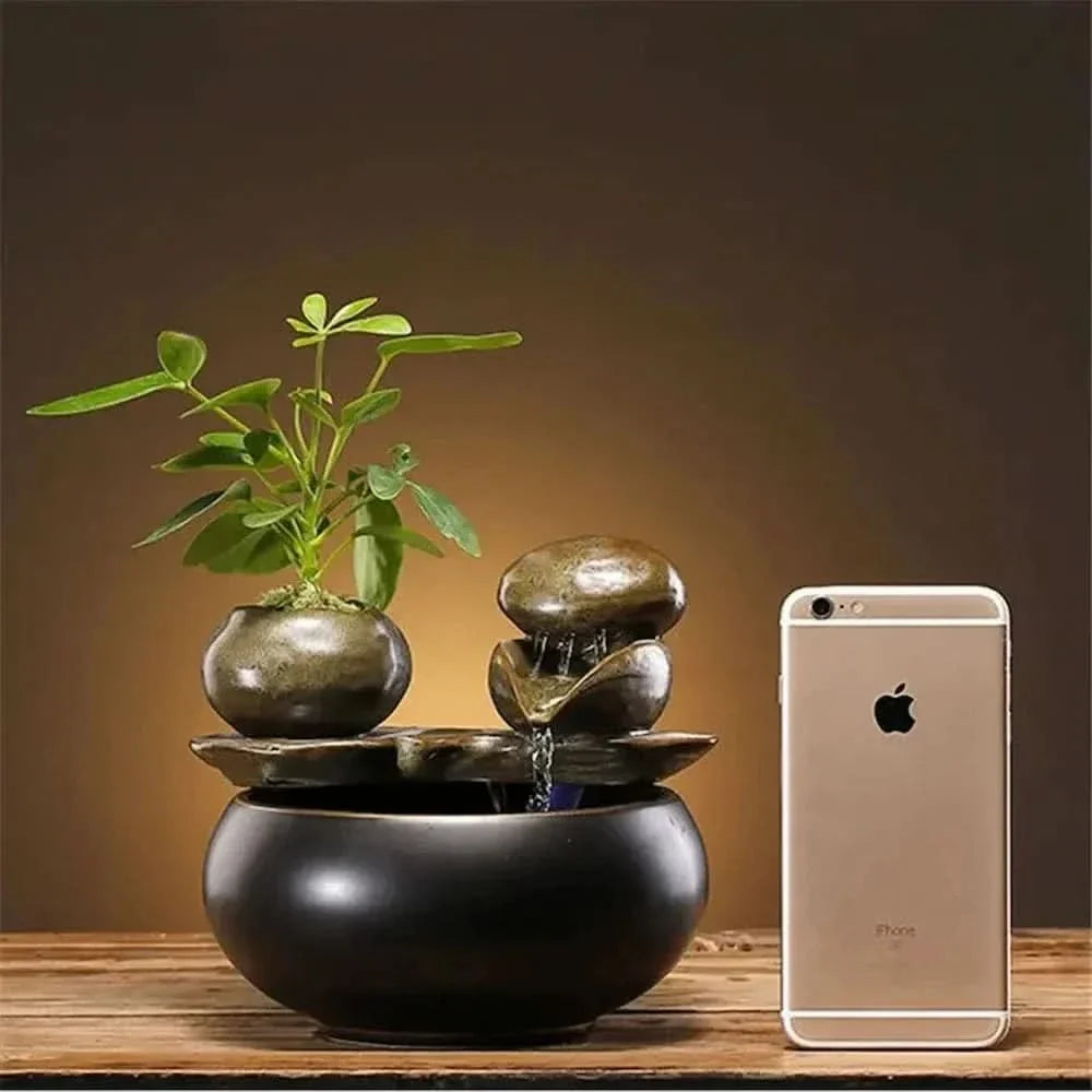 EleganceFlow – Stylish Ceramic Cat Water Fountain
