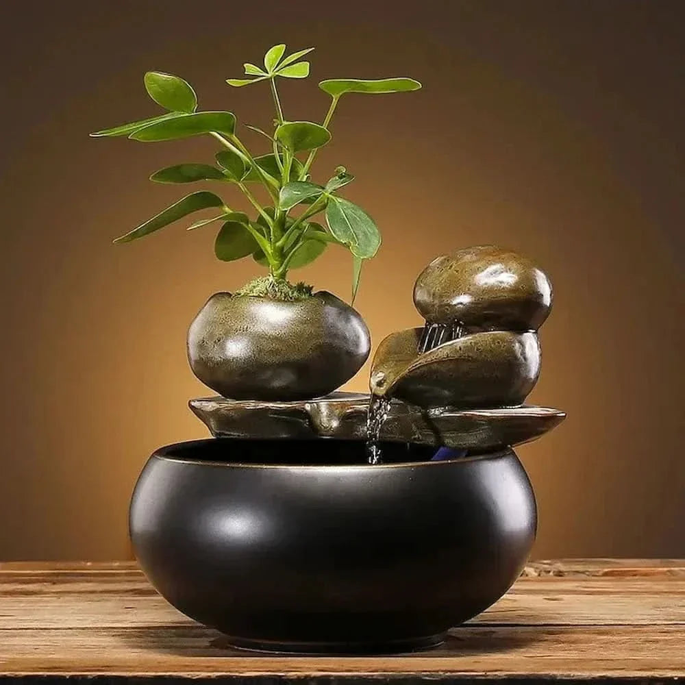 EleganceFlow – Stylish Ceramic Cat Water Fountain