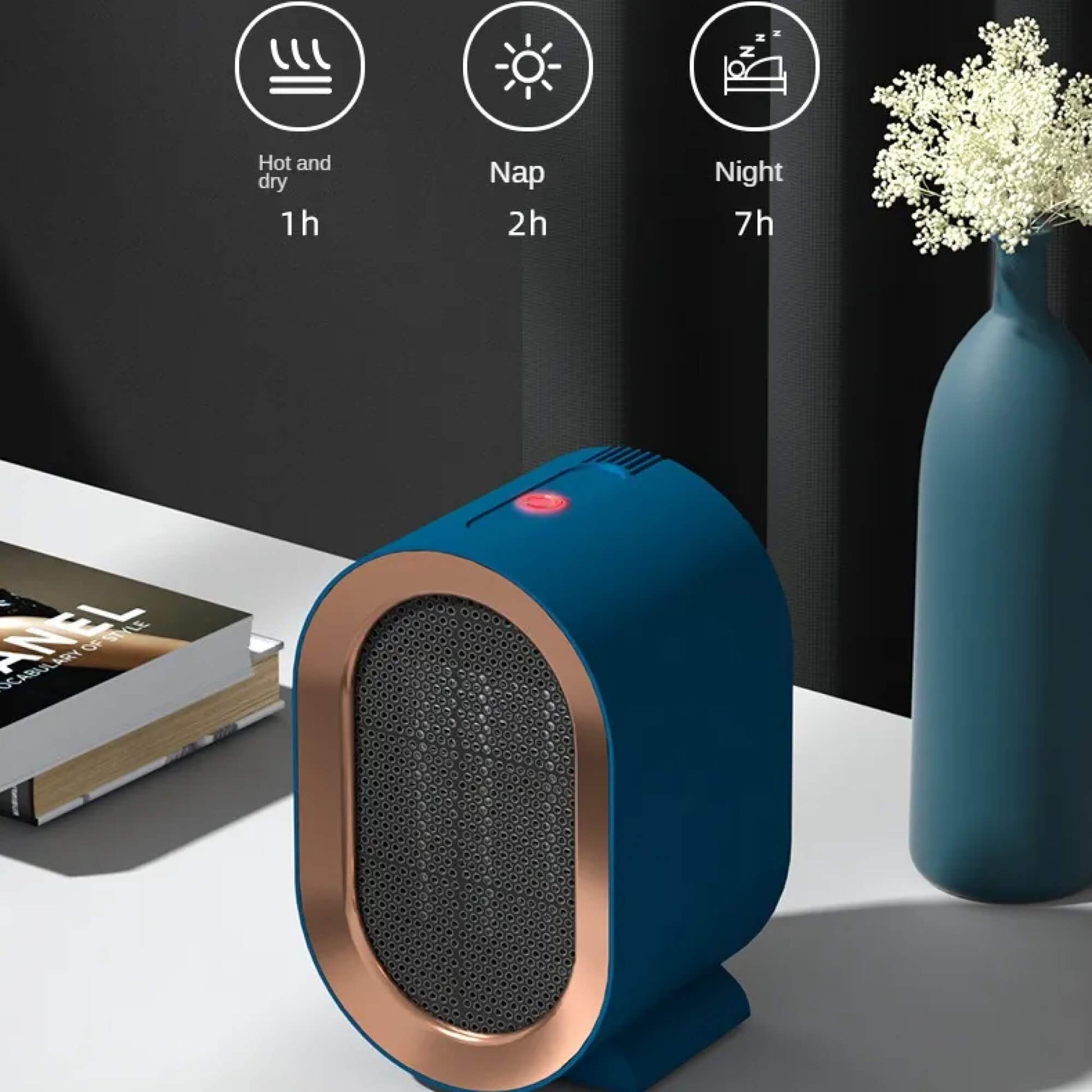 Compact and Efficient Portable Electric Heater for Cozy Spaces