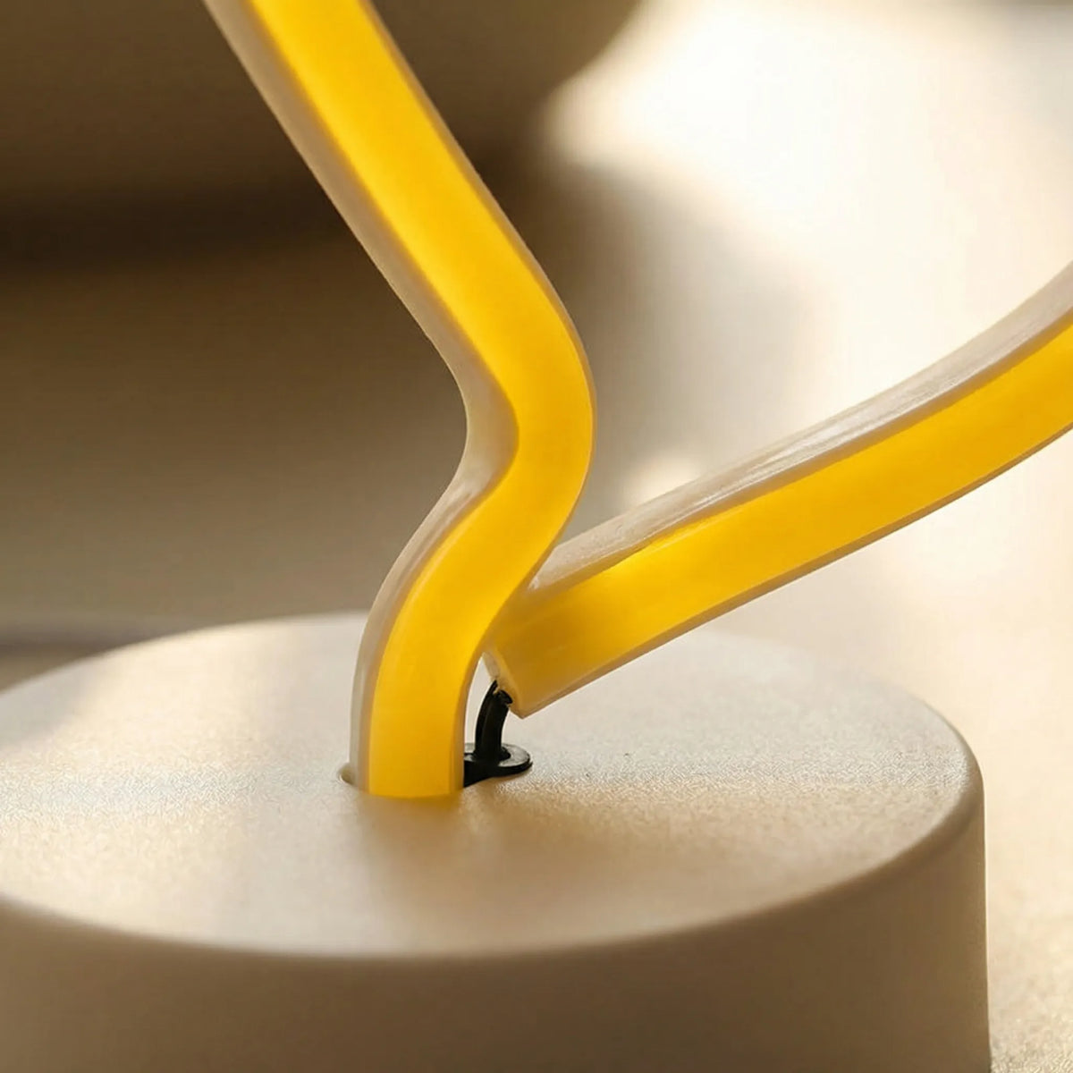 Neon Table Lamp - Freestanding Design