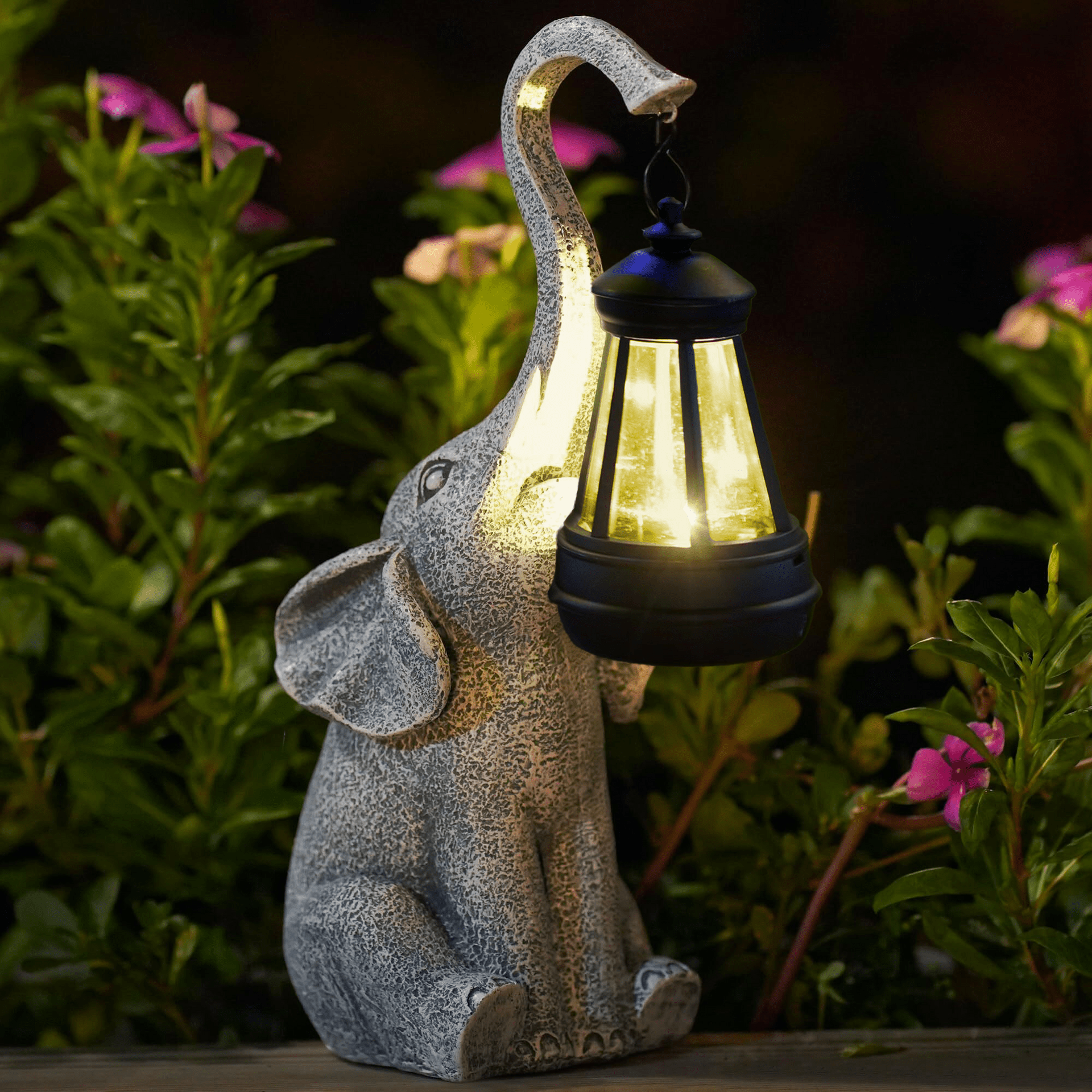 Animal-Shaped Outdoor Freestanding Light Fixture