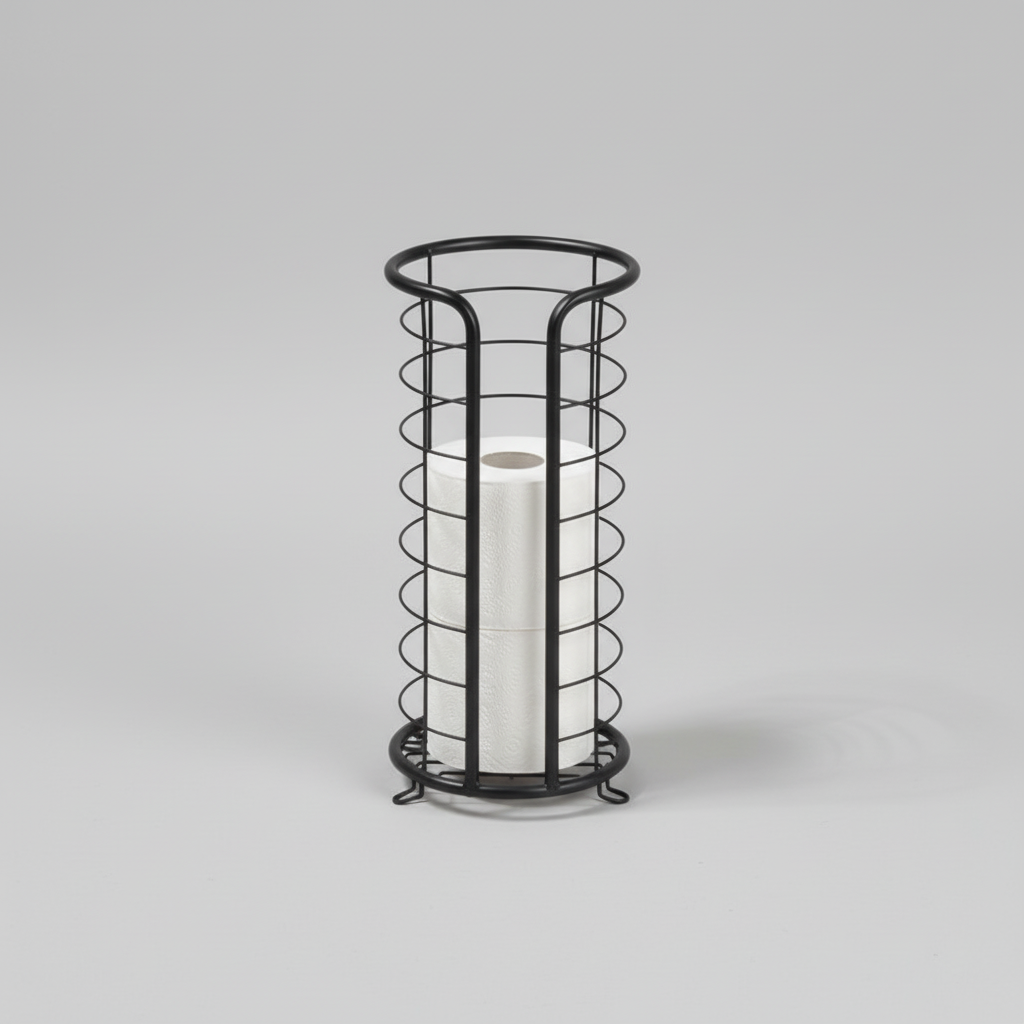 Stainless Steel Freestanding Paper Roll Holder