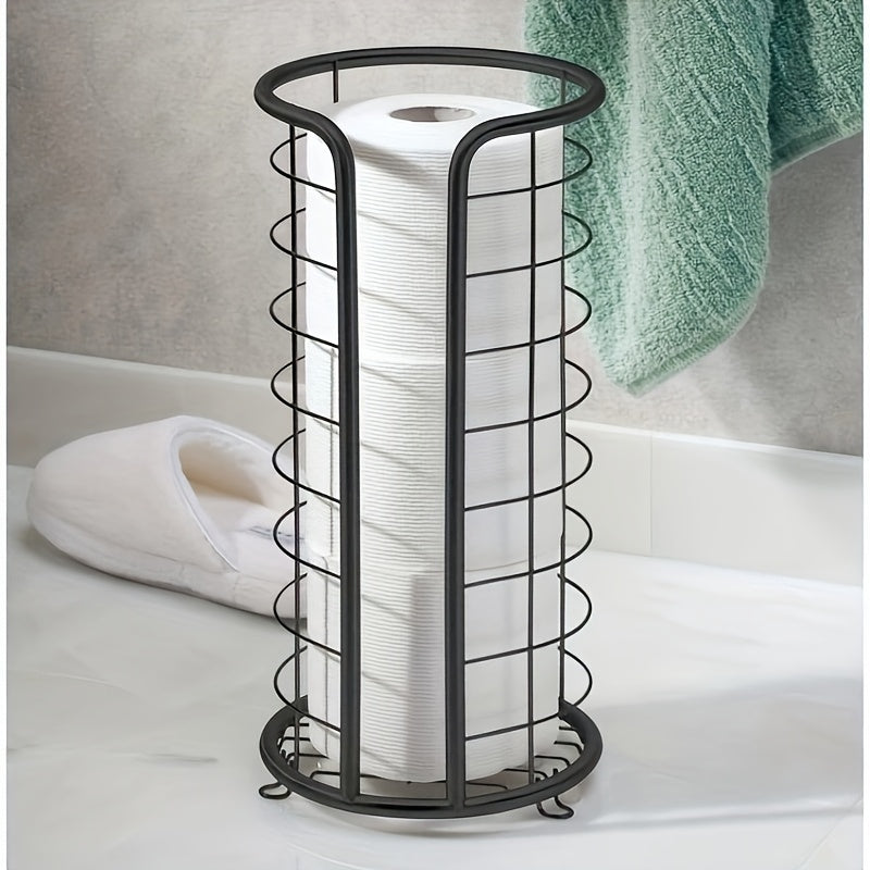 Stainless Steel Freestanding Paper Roll Holder