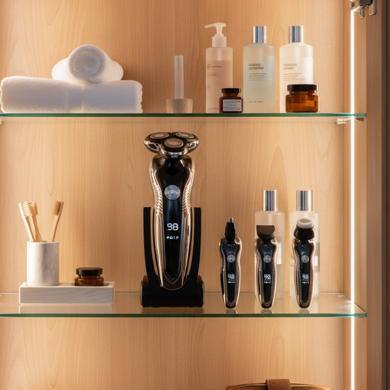 AquaSmooth – Premium Electric Shaver for Wet & Dry Use