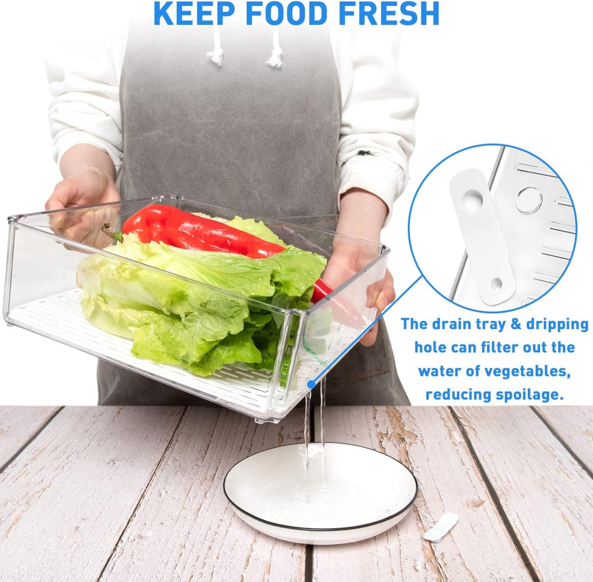 Stackable Food Storage Container Set | BPA-Free Organization Solution