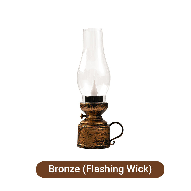 Nostalgic LED Lantern with Gentle Flicker Effect