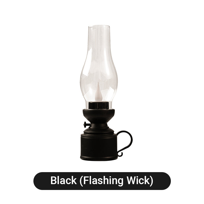 Nostalgic LED Lantern with Gentle Flicker Effect
