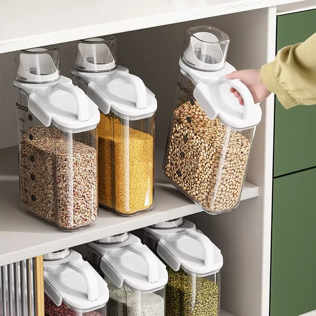 Acrylic Food Storage Canisters for Neat Organization