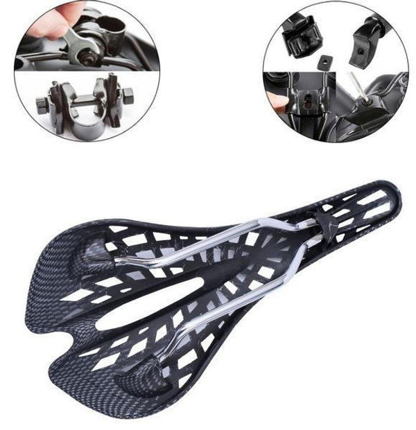 Comfort-Optimized Suspension Bike Seat