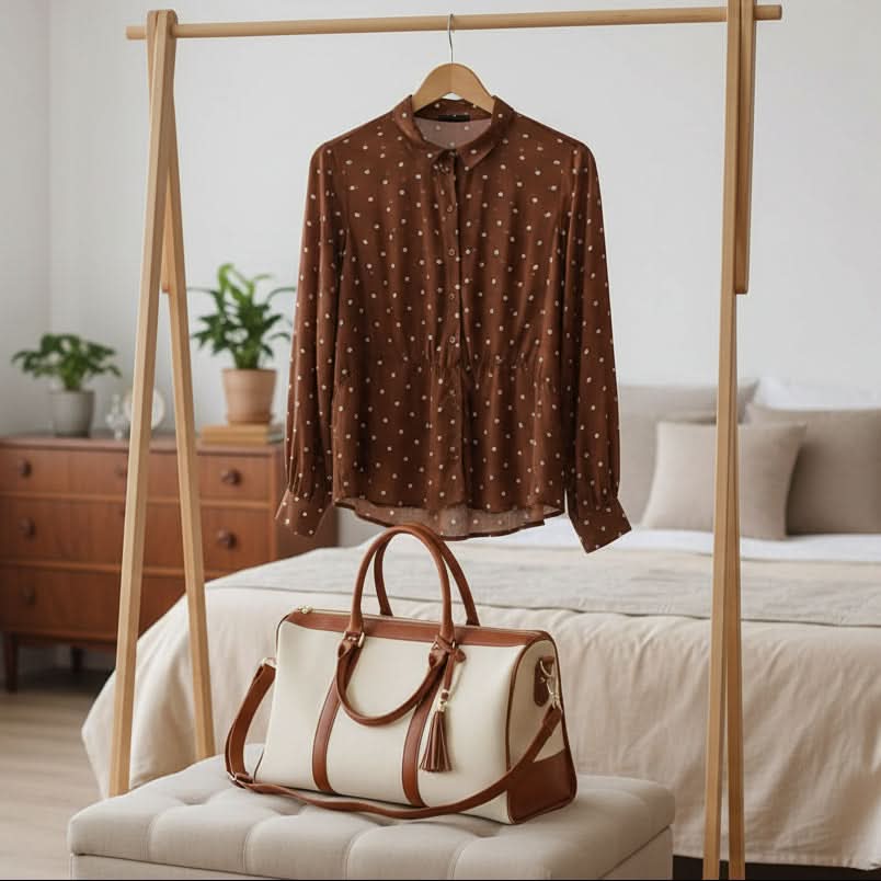 ChicFold – Versatile PU Leather Travel Garment Bag