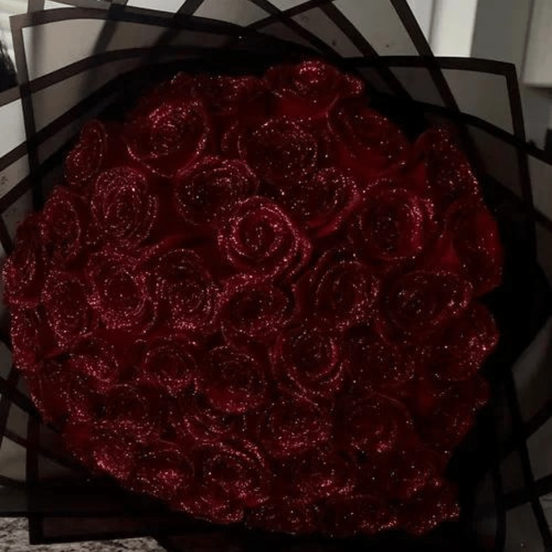 GlimmerPetal – Sparkling Floral Accent for Modern Spaces