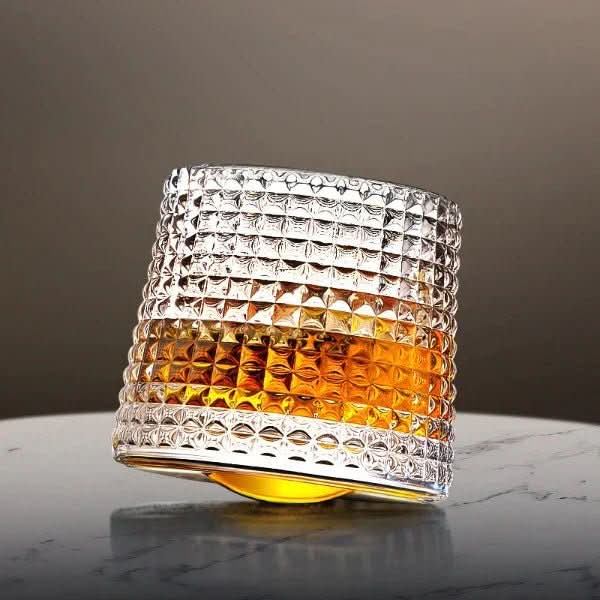 Sophisticated Crystal Tumblers for Whiskey and Cocktails