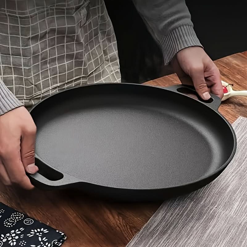 Versatile Cast Iron Cooking Pan for Daily Use
