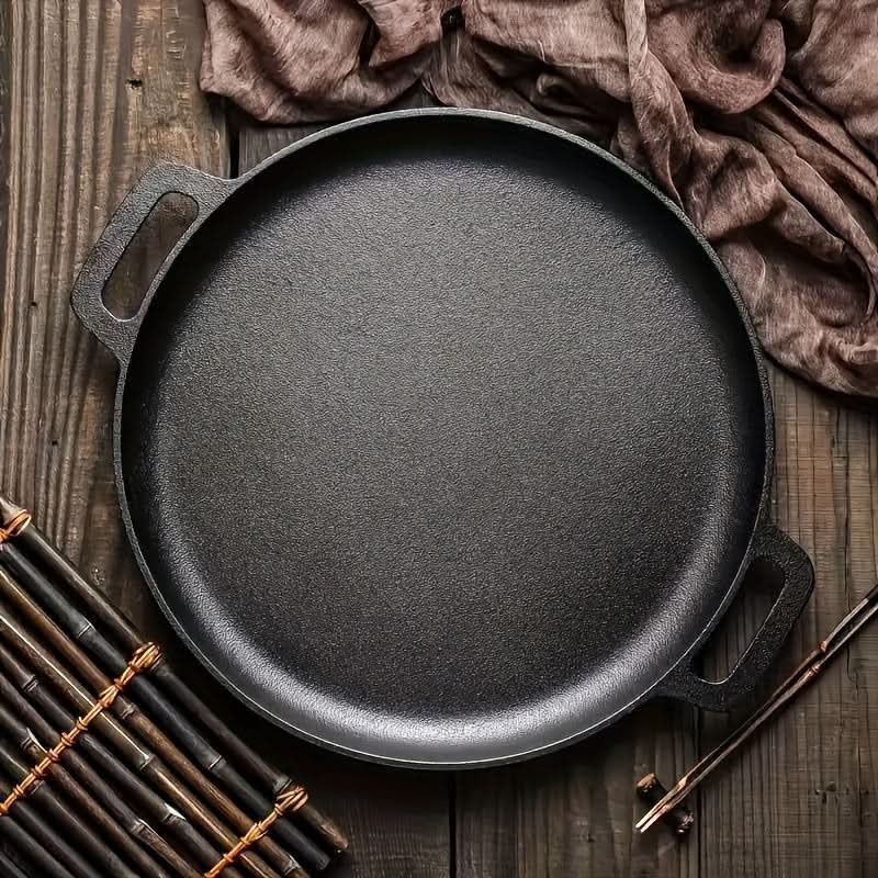 Versatile Cast Iron Cooking Pan for Daily Use