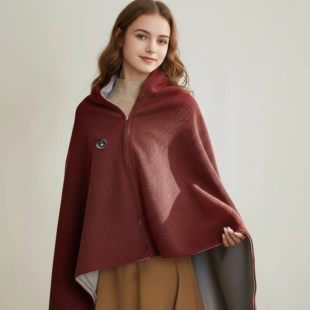 Cozy Comfort Heated Wrap Blanket