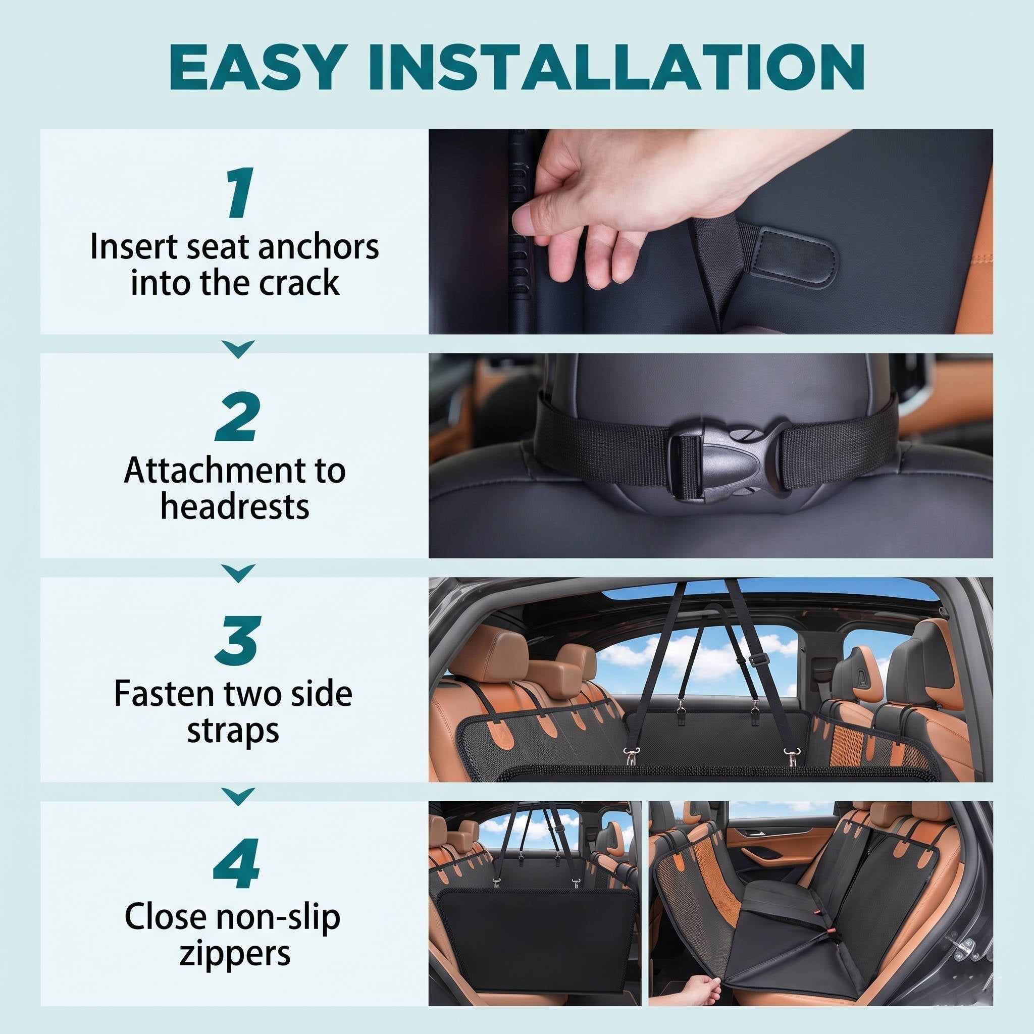 PetComfort Ultimate Back Seat Extender – Sturdy Waterproof Cover for Dogs