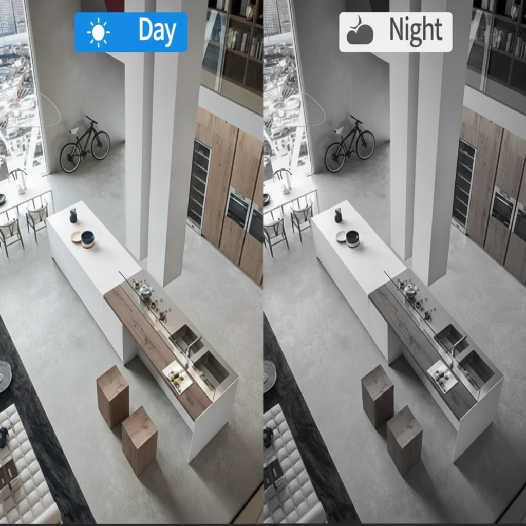 Compact 1080P Indoor Security Camera with Smart Alerts
