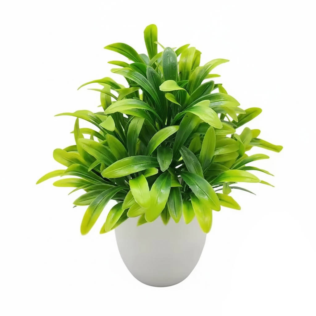 Lifelike Potted Greenery for Effortless Decor