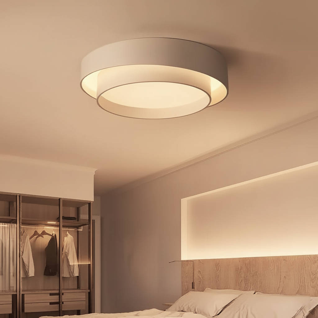 Sleek LED Ceiling Fixture for Effortless Ambiance