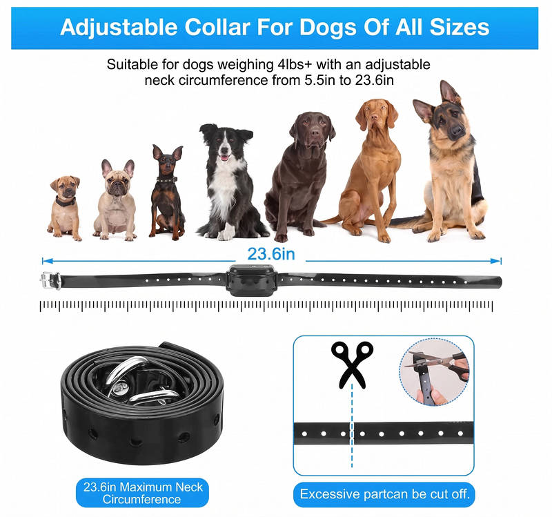 Smart Boundary Trainer & Collar System – Up to 656 Ft Range