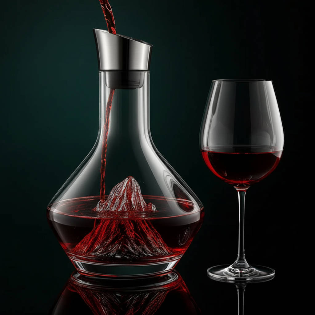 Elegant Crystal Wine Aerator Carafe for Perfect Pouring