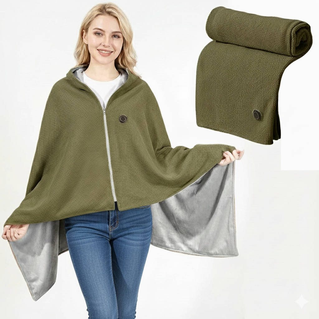 Cozy Comfort Heated Wrap Blanket