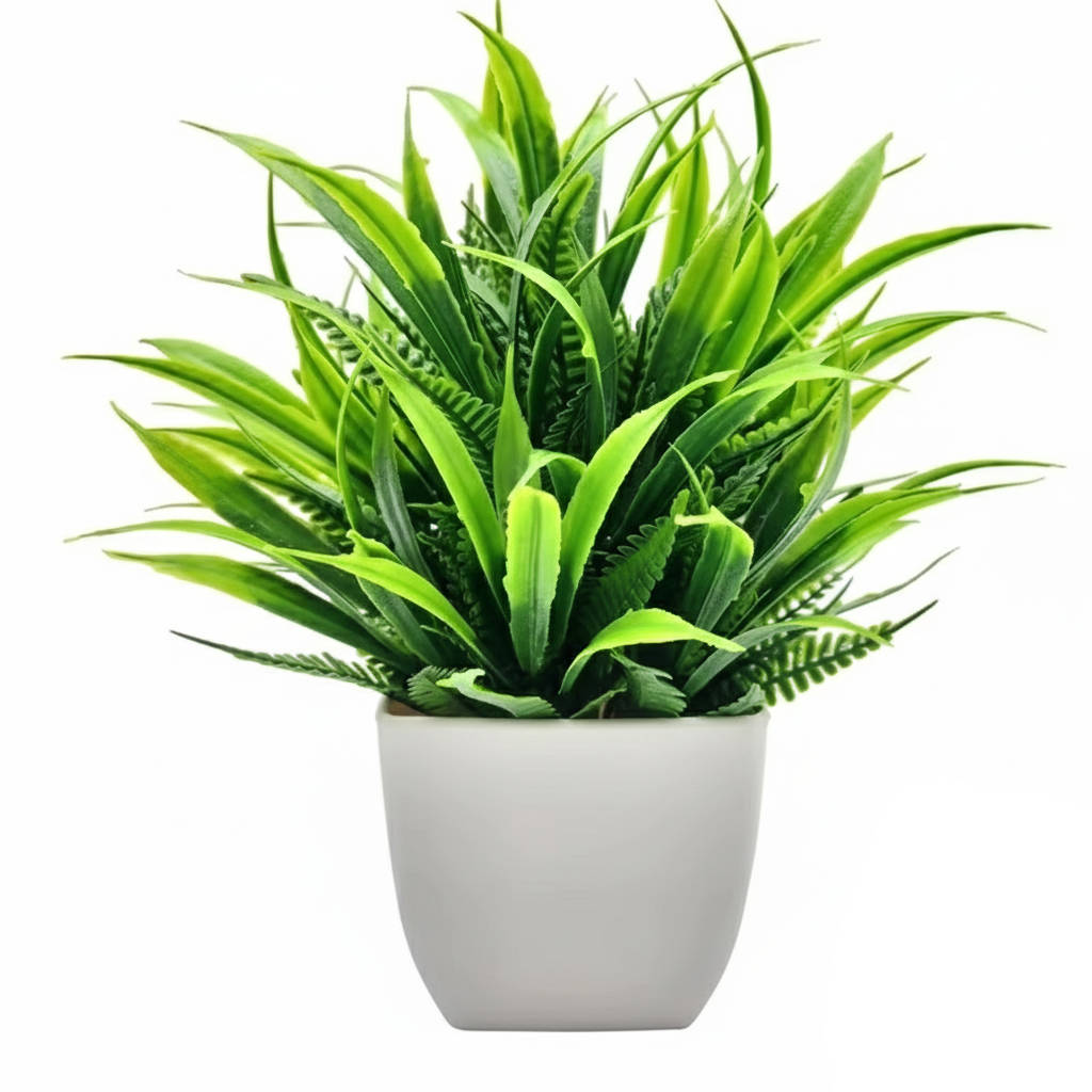 Lifelike Potted Greenery for Effortless Decor