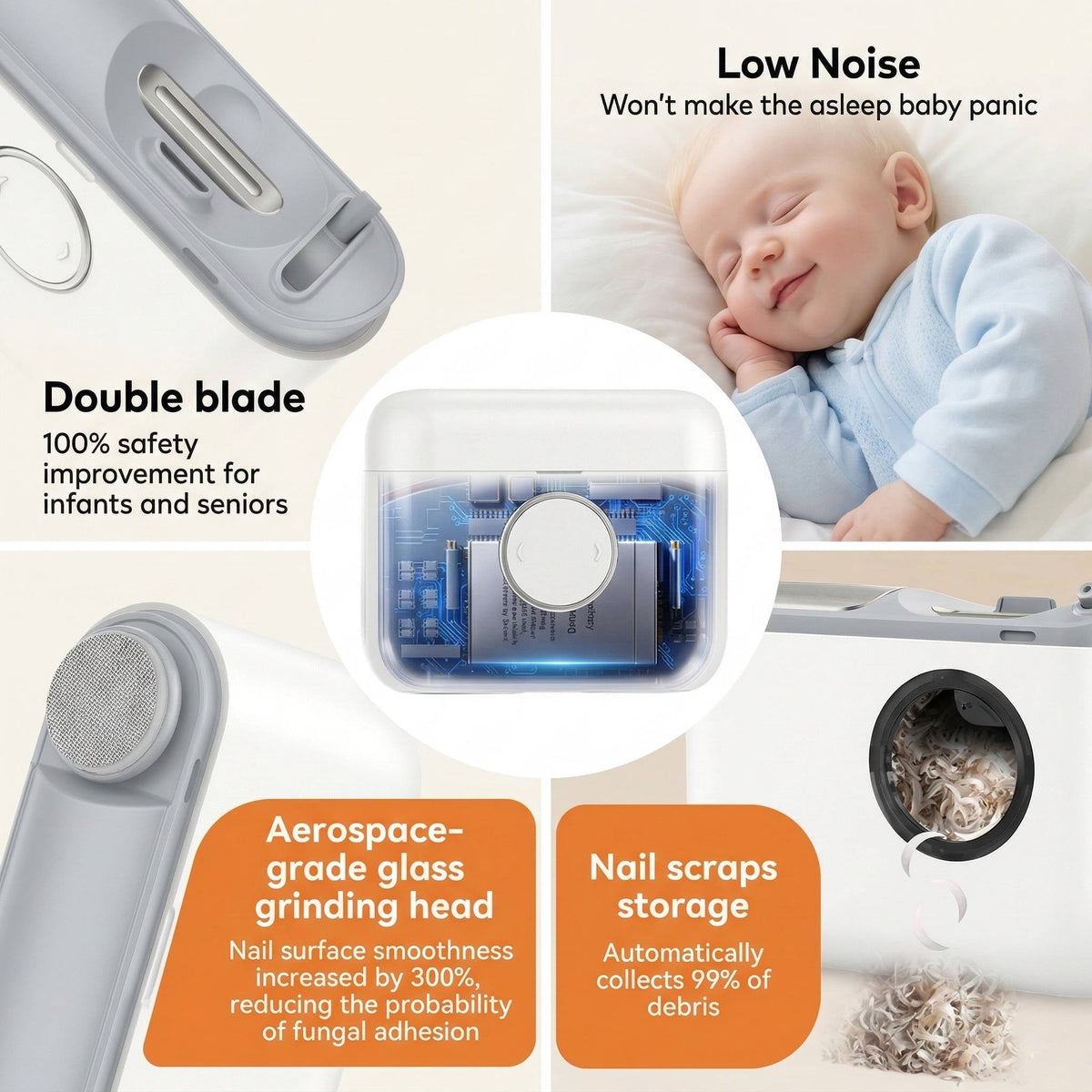 SmartTrim Pro Electric Nail Trimmer – Rechargeable Grooming Tool