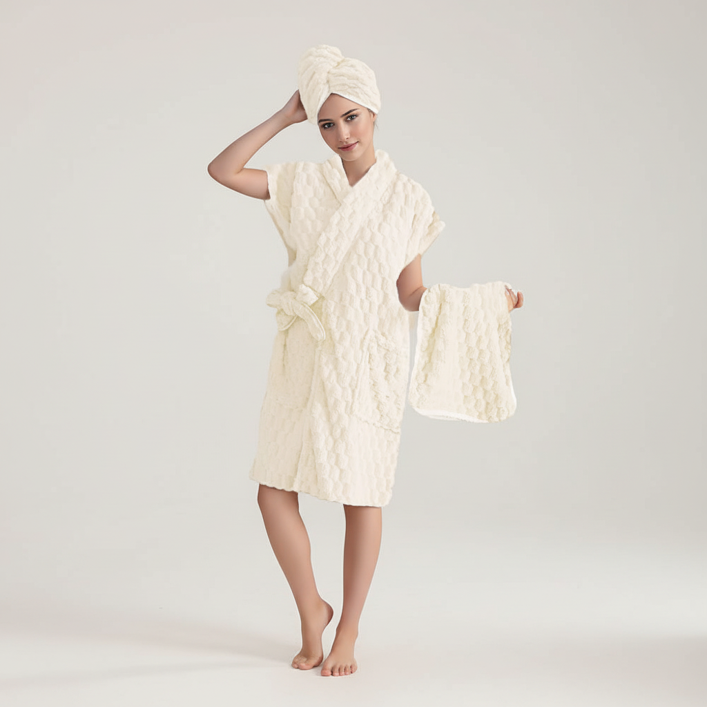 Comfortable Wellness Bundle - Soft Bathrobe