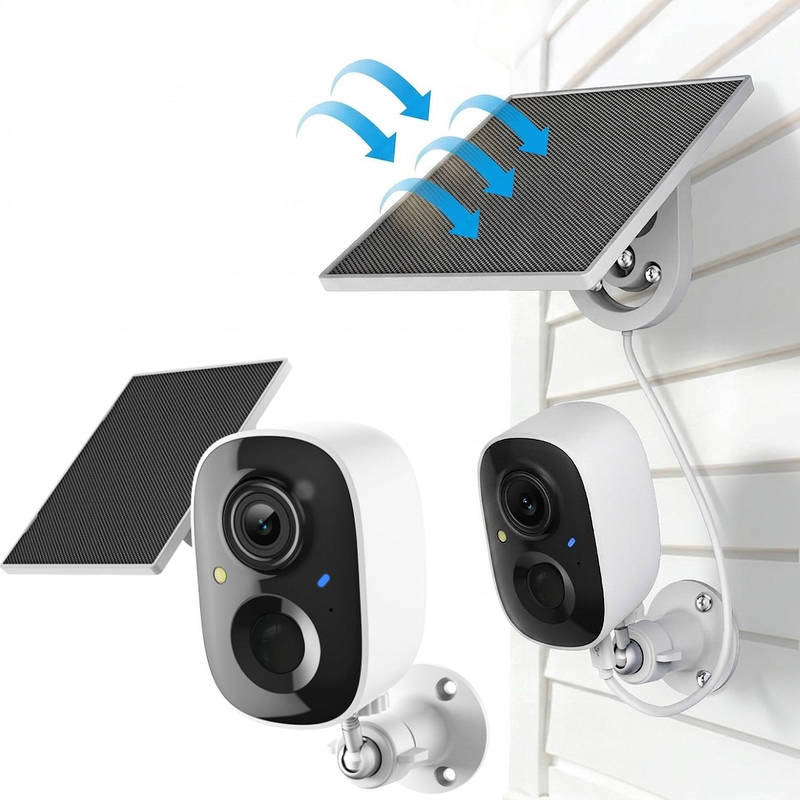 BrightGuard 2K Solar-Powered Outdoor Security Camera